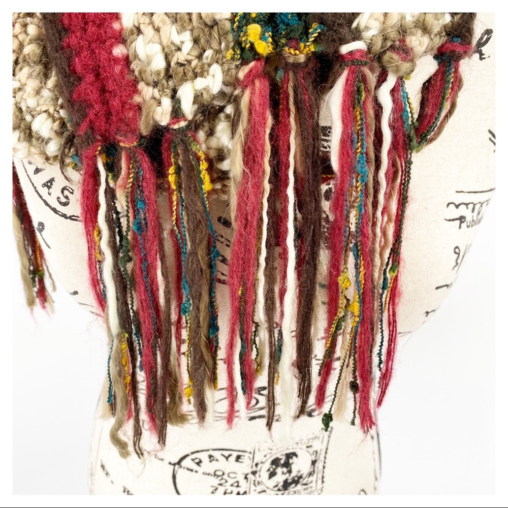 Maurices 100% Acrylic Knitted Scarf with Fringe - Picture 5 of 6